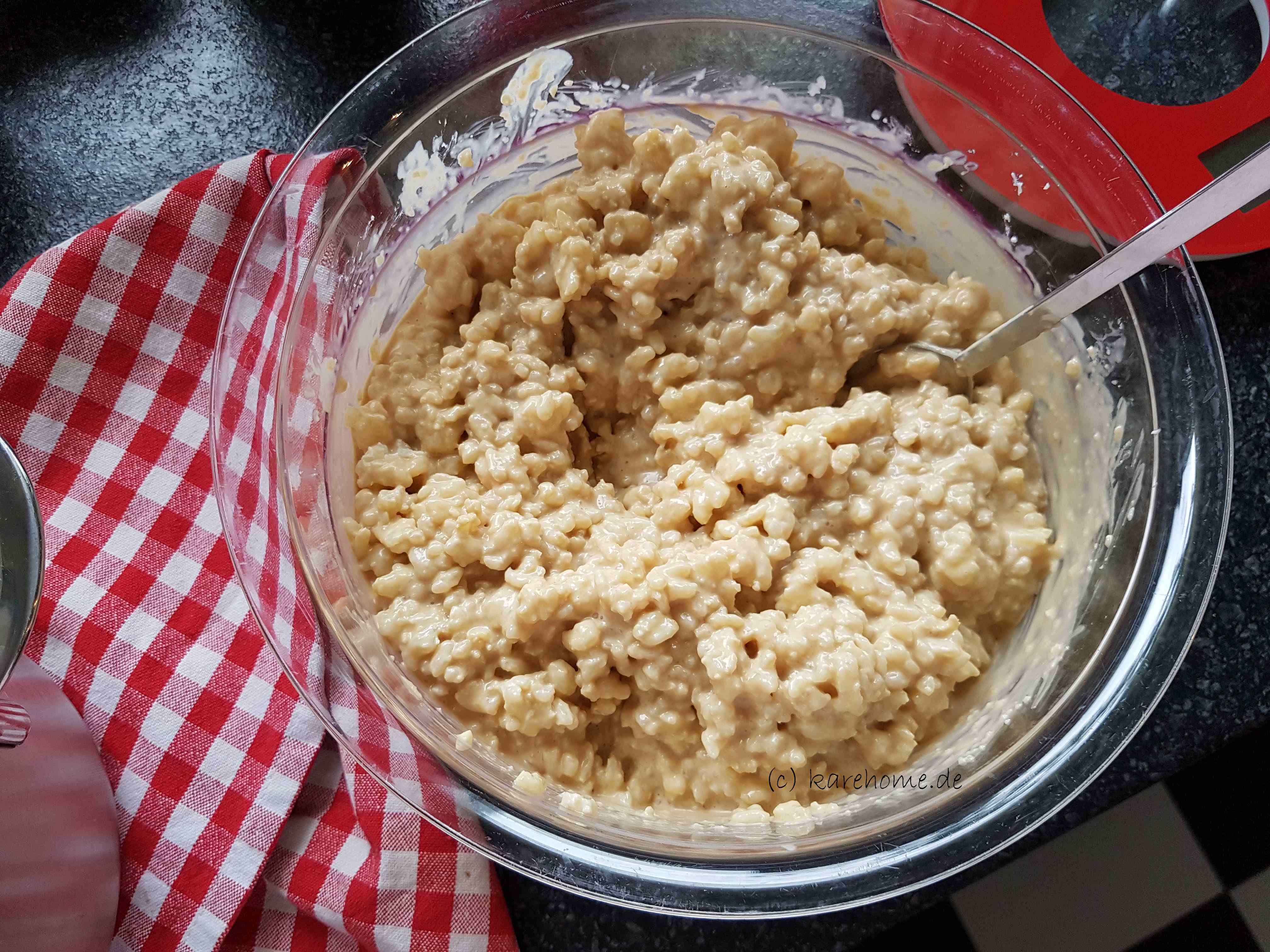 Milchreis-Torte mit Pfirsichen – karehome